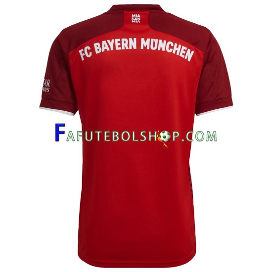 Camisa 1 Bayern de Munique 2021-2022 manga curta ,Masculino