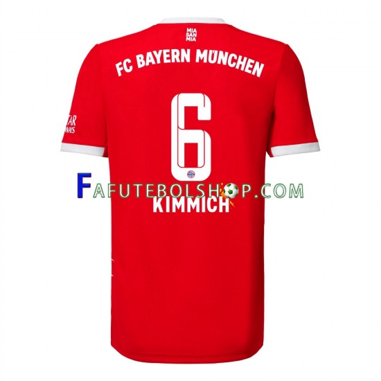 Camisa 1 Bayern de Munique Kimmich 6 2022-2023 manga curta ,Masculino