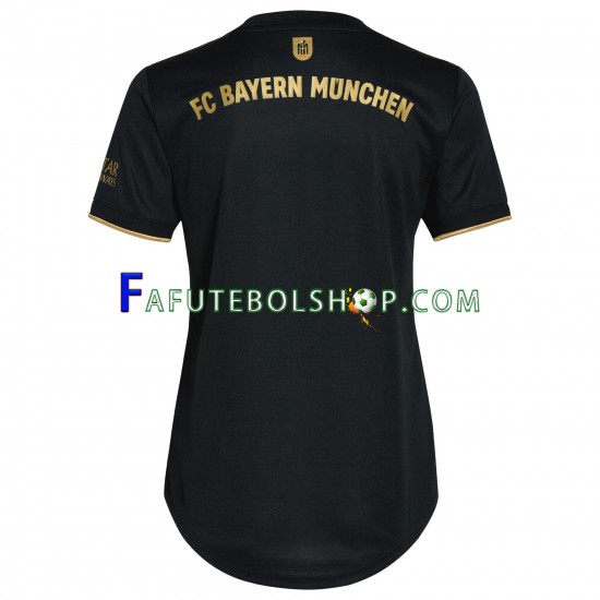 Camisa 2 Bayern de Munique 2021-2022 manga curta ,Feminino