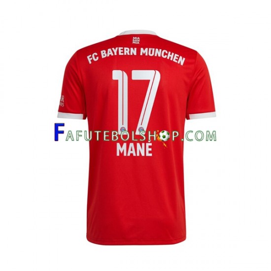 Camisa 1 Bayern de Munique Sadio Mane 17 2022-2023 manga curta ,Masculino