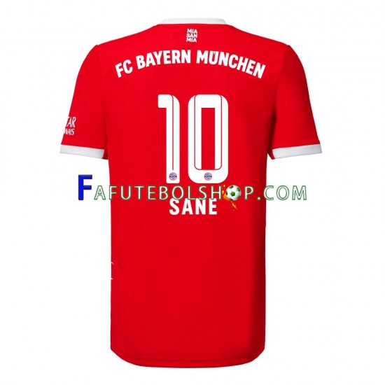 Camisa 1 Bayern de Munique Sane 10 2022-2023 manga curta ,Masculino