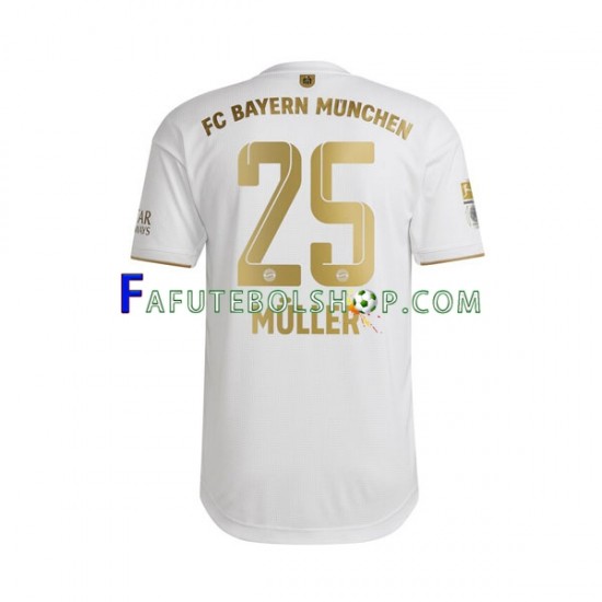 Camisa 2 Bayern de Munique Thomas Muller 25 2022-2023 manga curta ,Masculino