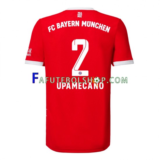 Camisa 1 Bayern de Munique Upamecano 2 2022-2023 manga curta ,Masculino