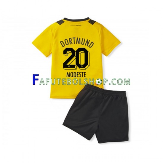 Camisa 1 Borussia Dortmund Anthony Modeste 20 2022-2023 manga curta ,infantil