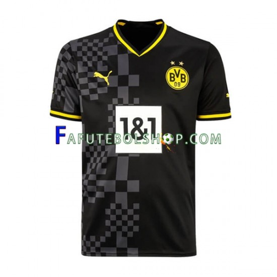 Camisa 2 Borussia Dortmund 2022-2023 manga curta ,Masculino