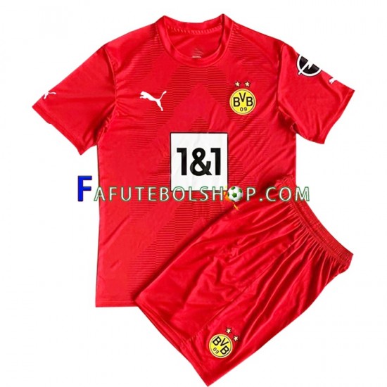 Camisa Goleiro 1 Borussia Dortmund 2022-2023 manga curta ,infantil