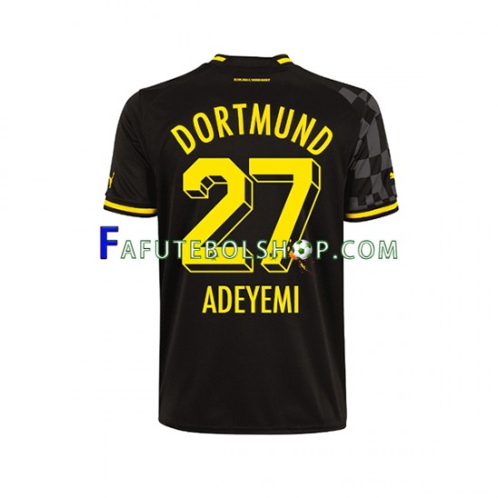 Camisa 2 Borussia Dortmund Karim Adeyemi 27 2022-2023 manga curta ,Masculino