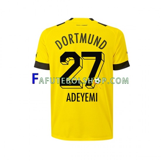 Camisa 1 Borussia Dortmund Karim Adeyemi 27 2022-2023 manga curta ,Masculino