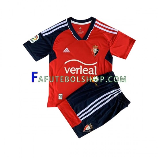 Camisa 1 CA Osasuna 2022-2023 manga curta ,infantil