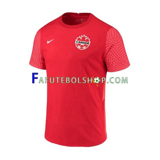 Camisa 1 Canadá Copa Do Mundo 2022 manga curta ,Masculino