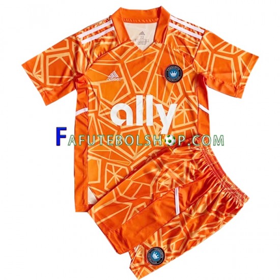 Camisa Goleiro 2 Charlotte FC 2022-2023 manga curta ,infantil