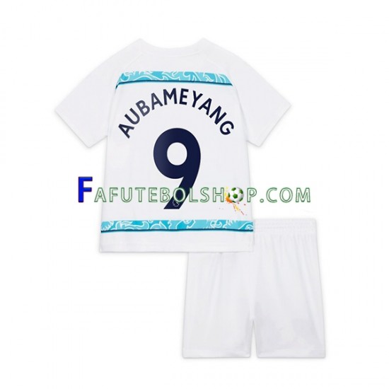 Camisa 2 Chelsea Aubameyang 9 2022-2023 manga curta ,infantil