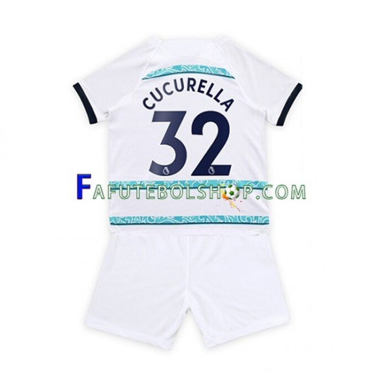 Camisa 2 Chelsea Cucurella 32 2022-2023 manga curta ,infantil