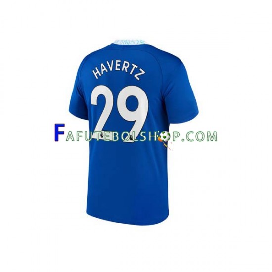 Camisa 1 Chelsea Kai Havertz 29 2022-2023 manga curta ,Masculino