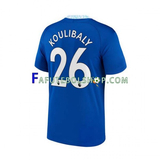 Camisa 1 Chelsea Kalidou Koulibaly 26 2022-2023 manga curta ,Masculino