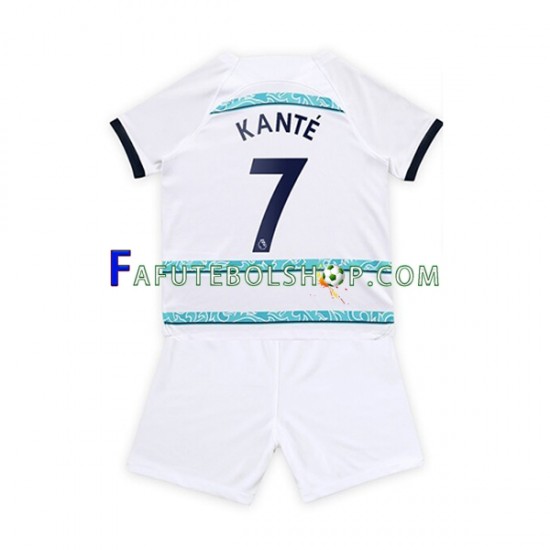 Camisa 2 Chelsea Kante 7 2022-2023 manga curta ,infantil