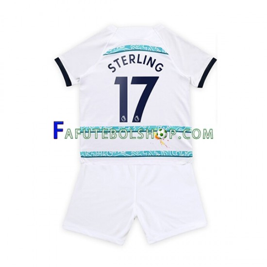 Camisa 2 Chelsea Sterling 17 2022-2023 manga curta ,infantil