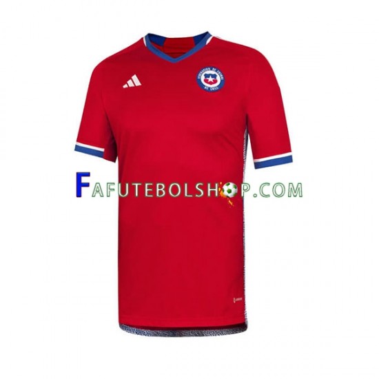 Camisa 1 Chile 2022 manga curta ,Masculino