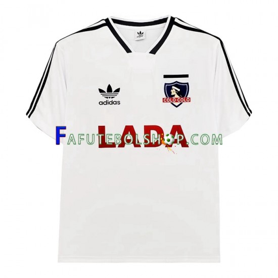 Camisa 1 Colo-Colo 1991 Retrô manga curta ,Masculino