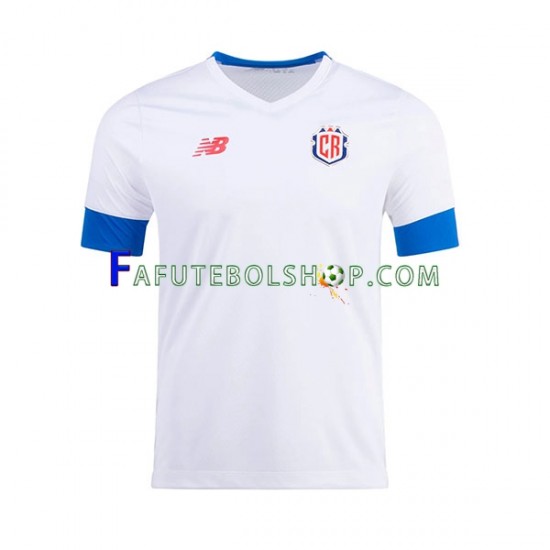 Camisa 2 Costa Rica Copa Do Mundo 2022 manga curta ,Masculino