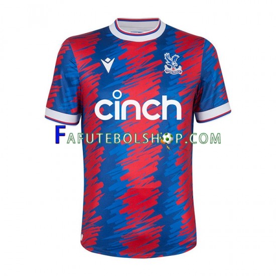 Camisa 1 Crystal Palace 2022-2023 manga curta ,Masculino