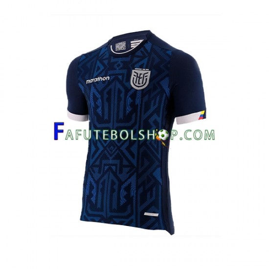 Camisa 2 Equador Copa Do Mundo 2022 manga curta ,Masculino