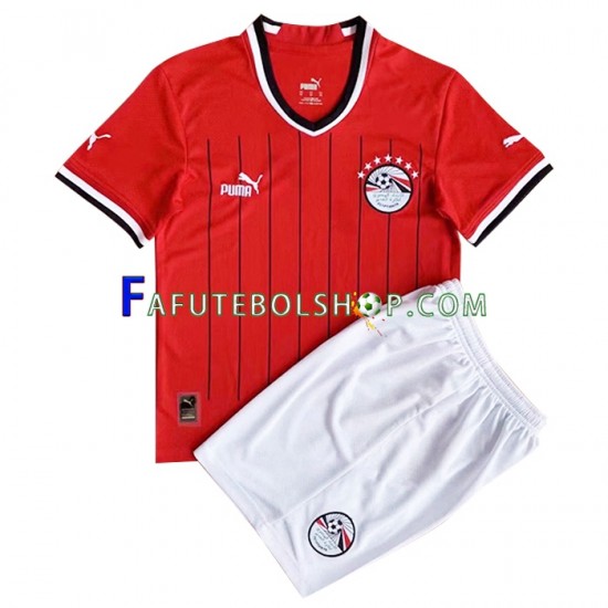 Camisa 1 Egito 2022 manga curta ,infantil