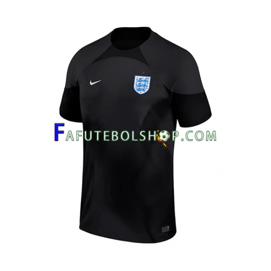 Camisa Goleiro 1 Inglaterra Copa Do Mundo 2022 manga curta ,Masculino