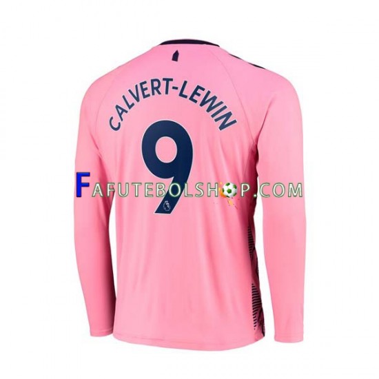 Camisa 2 Everton Calvert-Lewin 9 2022-2023 manga longa ,Masculino