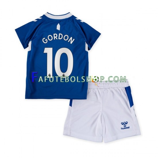 Camisa 1 Everton Gordon 10 2022-2023 manga curta ,infantil