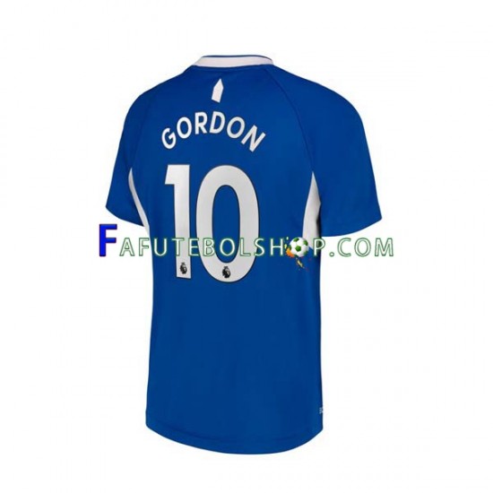 Camisa 1 Everton Gordon 10 2022-2023 manga curta ,Masculino