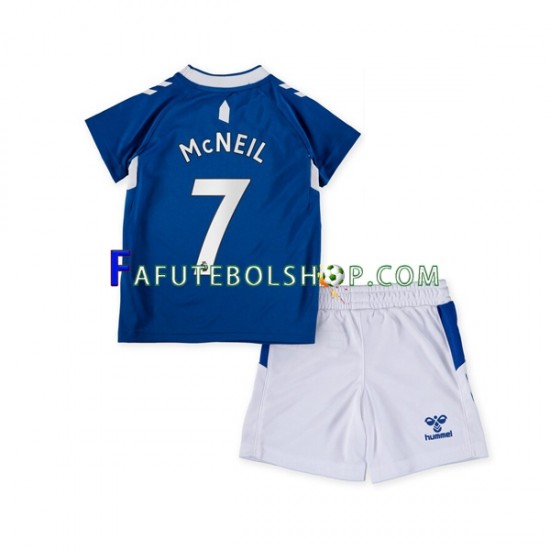 Camisa 1 Everton McNeil 7 2022-2023 manga curta ,infantil