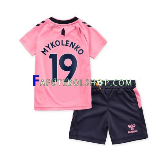 Camisa 2 Everton Mykolenko 19 2022-2023 manga curta ,infantil