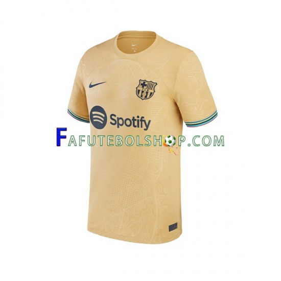 Camisa 2 FC Barcelona 2022-2023 manga curta ,Masculino