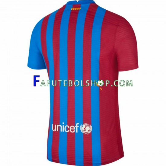 Camisa 1 FC Barcelona 2021-2022 manga curta ,Masculino