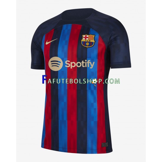 Camisa 1 FC Barcelona 2022-2023 manga curta ,Masculino