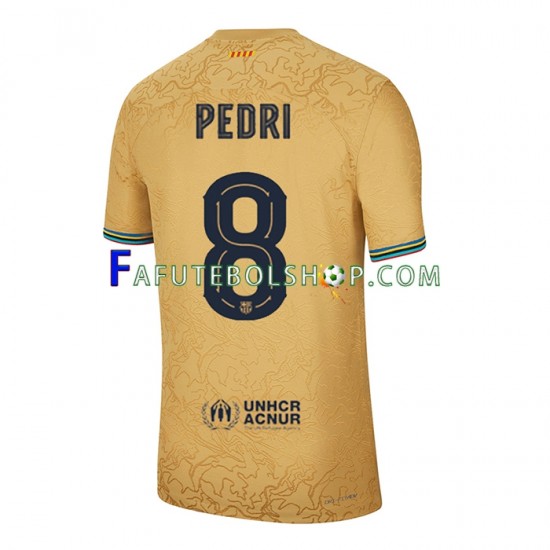 Camisa 2 FC Barcelona Pedri 8 2022-2023 manga curta ,Masculino