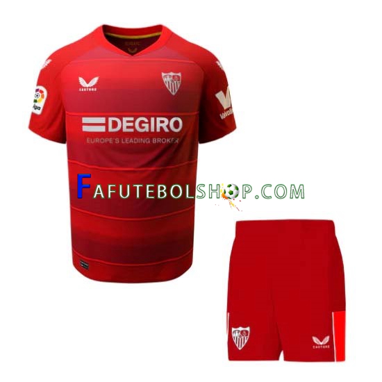 Camisa 2 FC Sevilla 2022-2023 manga curta ,infantil