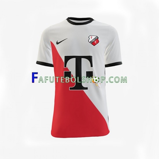 Camisa 1 FC Utrecht 2022-2023 manga curta ,Masculino