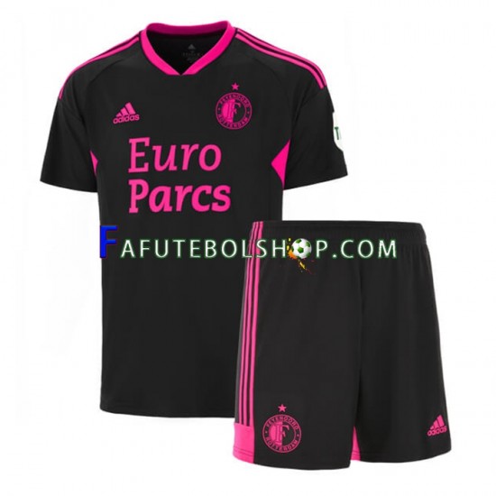 Camisa 3 Feyenoord Rotterdam 2022-2023 manga curta ,infantil