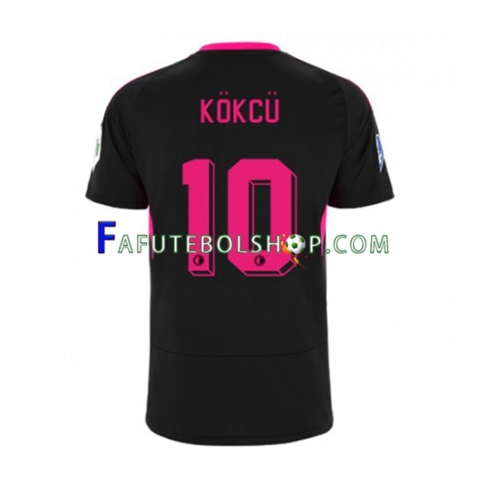 Camisa 3 Feyenoord Rotterdam Orkun Kokcu 10 2022-2023 manga curta ,Masculino