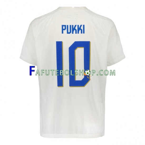 Camisa 1 Finlândia PUKKI 10 2022 manga curta ,Masculino