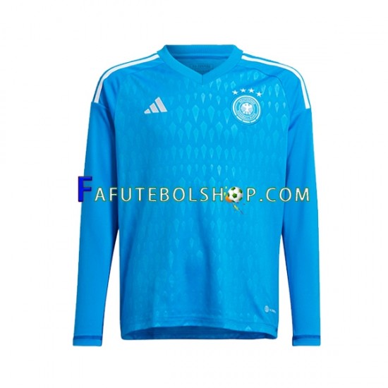 Camisa Goleiro 1 Alemanha Copa Do Mundo 2022 manga curta ,Masculino