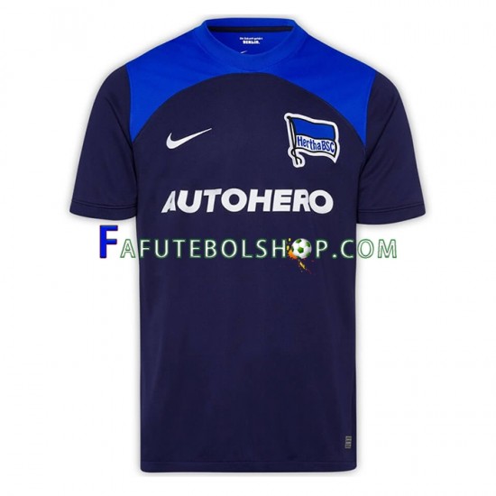 Camisa 2 Hertha Berlin 2022-2023 manga curta ,Masculino