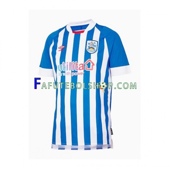 Camisa 1 Huddersfield 2022-2023 manga curta ,Masculino