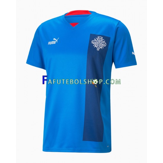 Camisa 1 Islândia 2022 manga curta ,Masculino