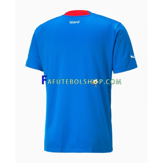 Camisa 1 Islândia 2022 manga curta ,Masculino