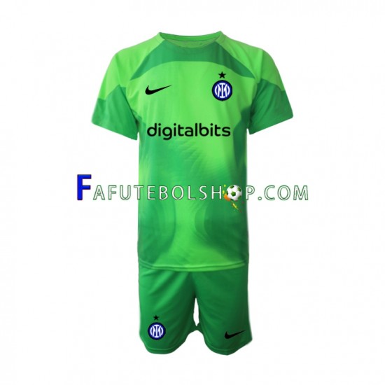 Camisa Goleiro 3 Internazionale 2022-2023 manga curta ,infantil