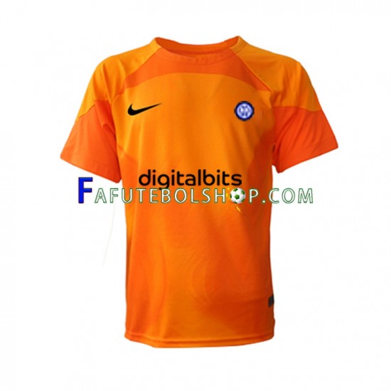 Camisa Goleiro 4 Internazionale 2022-2023 manga curta ,Masculino