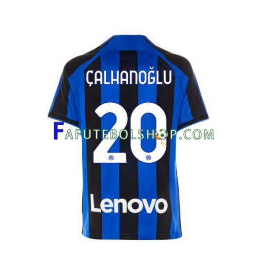 Camisa 1 Internazionale Hakan Calhanoglu 20 2022-2023 manga curta ,Masculino